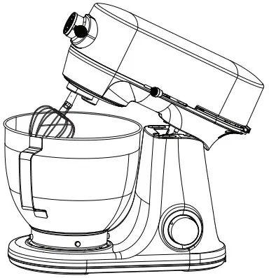 GE APPLIANCES G8MSAAS1RRS Stand Mixer Sapphire Blue - Figure 10