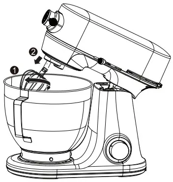 GE APPLIANCES G8MSAAS1RRS Stand Mixer Sapphire Blue - Figure 11