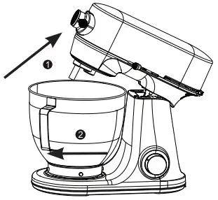 GE APPLIANCES G8MSAAS1RRS Stand Mixer Sapphire Blue - Figure 3