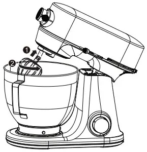 GE APPLIANCES G8MSAAS1RRS Stand Mixer Sapphire Blue - Figure 4