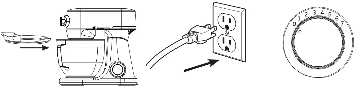 GE APPLIANCES G8MSAAS1RRS Stand Mixer Sapphire Blue - Figure 6