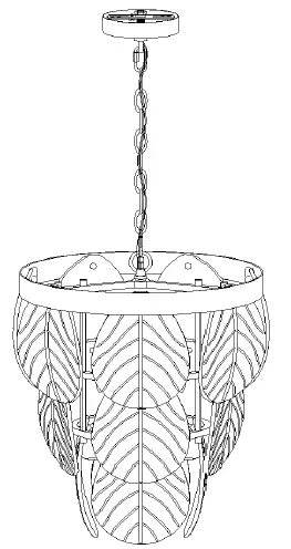 ZEVNI-A04358-Debby-15-Inch-Wide-Gold-Chandelier-FIG-1