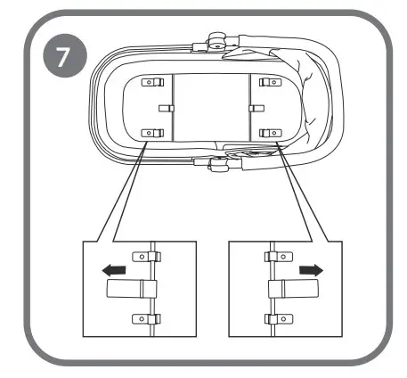 How to install and detach the carrycot