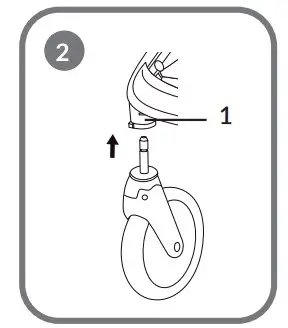 How to install and detach front wheels