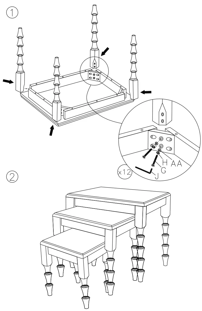 ASHLEY A4000353 Larkendale Accent Table-fig1