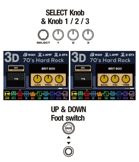 nux mg 400 multi effects pedal-fig13