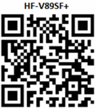 HEINNER HF V89F HF V89SF Single Door Refrigerator - qr code 1