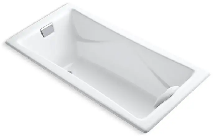 KOHLER-K-863-Tea for Two-71-3 by 4 x 36 Inches-Drop In Commercial Bath