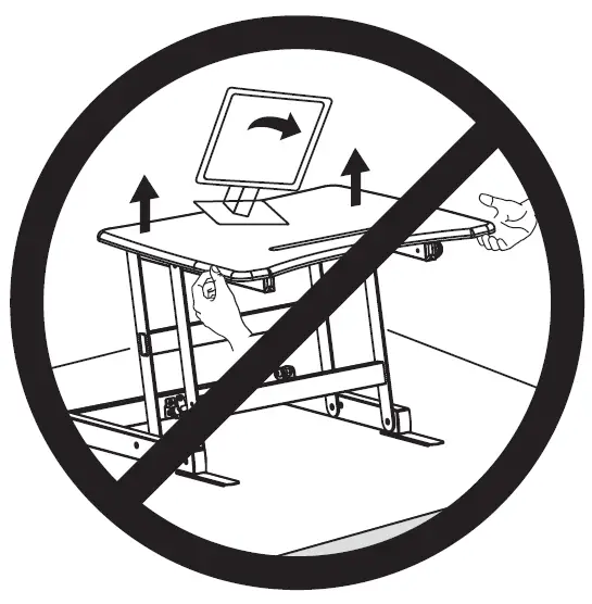 VIVO-DESK-E151EB Compact-electric-Single-Motor-Desk-Frame -02