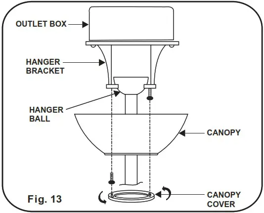 minkaAire Slipstream Outdoor LED Ceiling Fan - FINISHING THE INSTALLATION