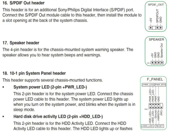 FIG 17 Speaker header