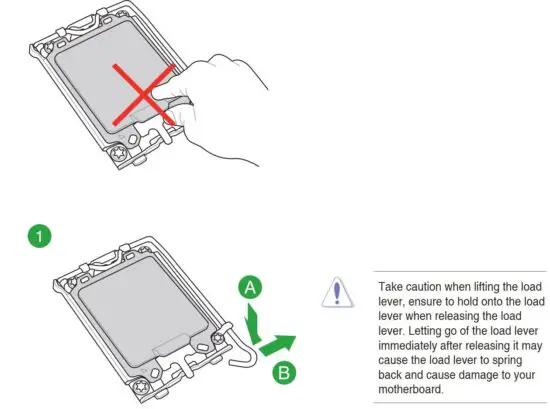 FIG 23 Installing the CPU