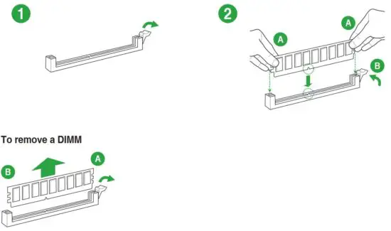 FIG 28 Installing a DIMM