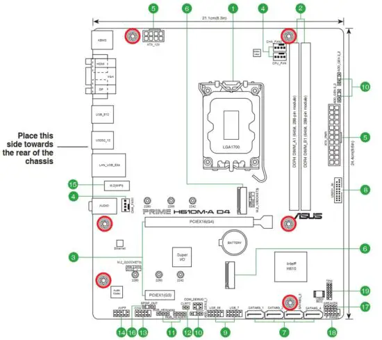 FIG 8 Motherboard overview