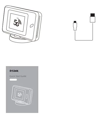 D-Link DWR-2101 WiFi 6 Mobile Hotspot User Guide - What's in the box