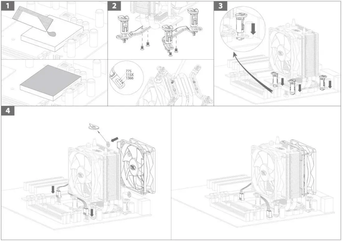 DEEPCOOL ICE BLADE 200M Cost Effective Thermal solution for 130W CPUs - Figure 1