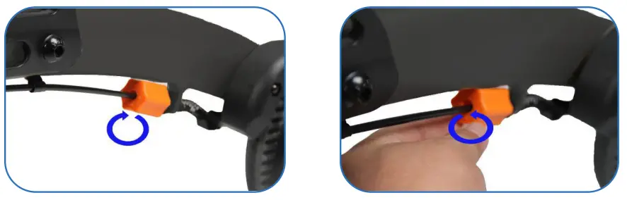 journey HEALTH LIFESTYLE So Lite GLIDE Upright Folding Rollator Walker - adjusting brakes