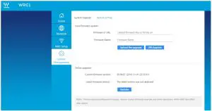 Updating WRC-1 Firmware