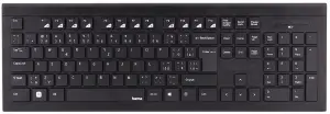 hama 134959 Wireless Keyboard CORTINO