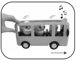 little tikes 653544C Bounce & Sing Buster - bus