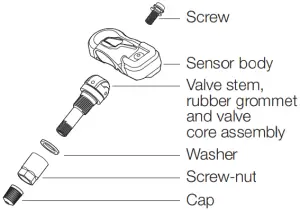 EXPLODED VIEW OF SENSOR
