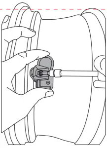 Mounting sensor and valve