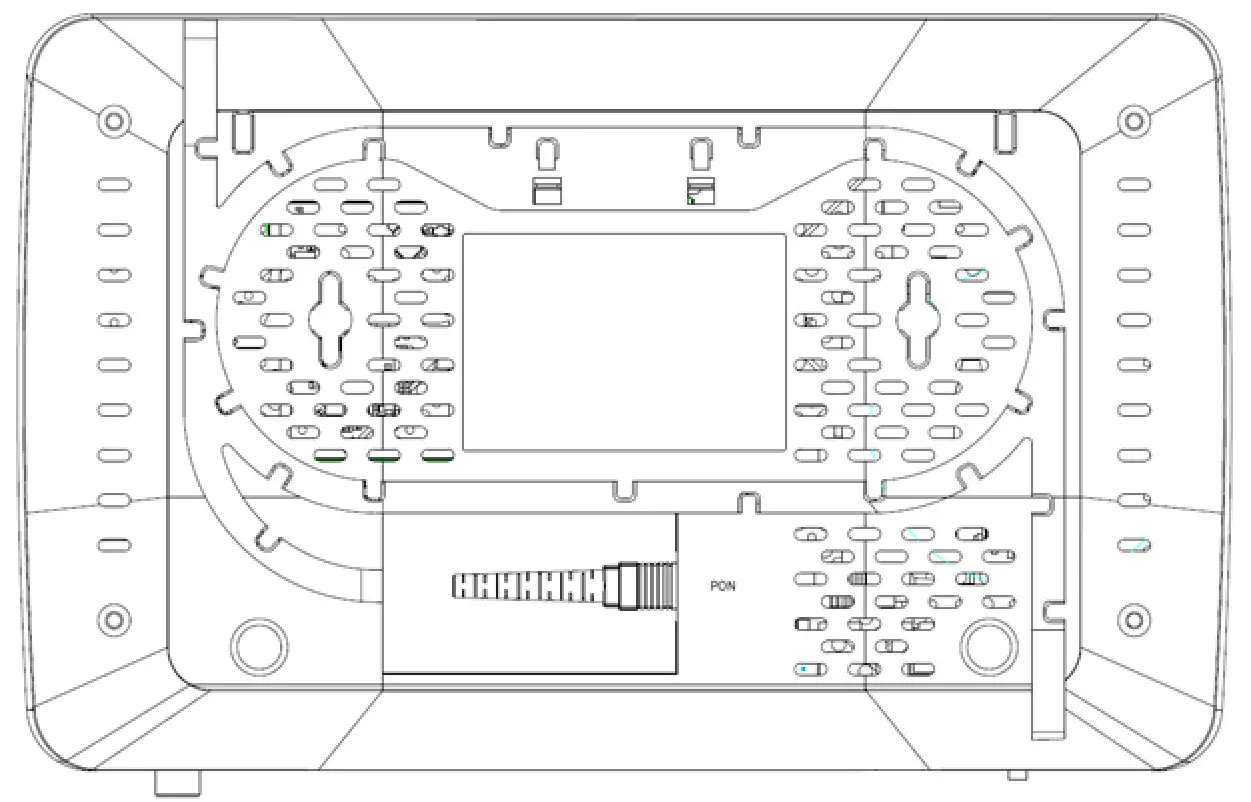 ISKRATEL ISKTG84 GPON Home Gateway - gateway is equipped