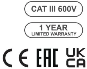 MS6208BCBGLO Non- lCAT III 600V