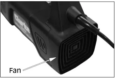 Clarke IT1500 1500W Induction Heater - power plug