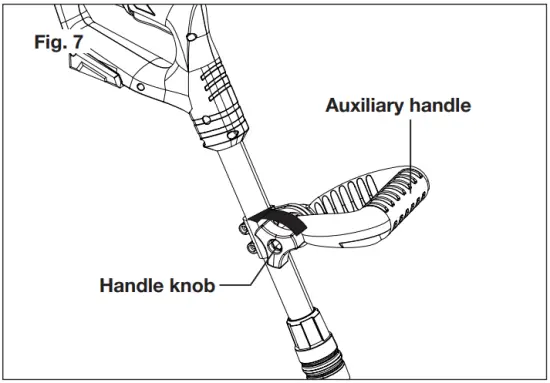 Auxiliary Handle Adjustment