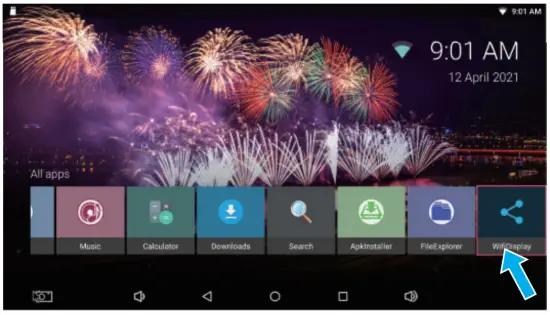 MOBILE PHONE WIRELESS PROJECTION