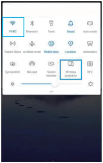 MOBILE PHONE WIRELESS PROJECTION