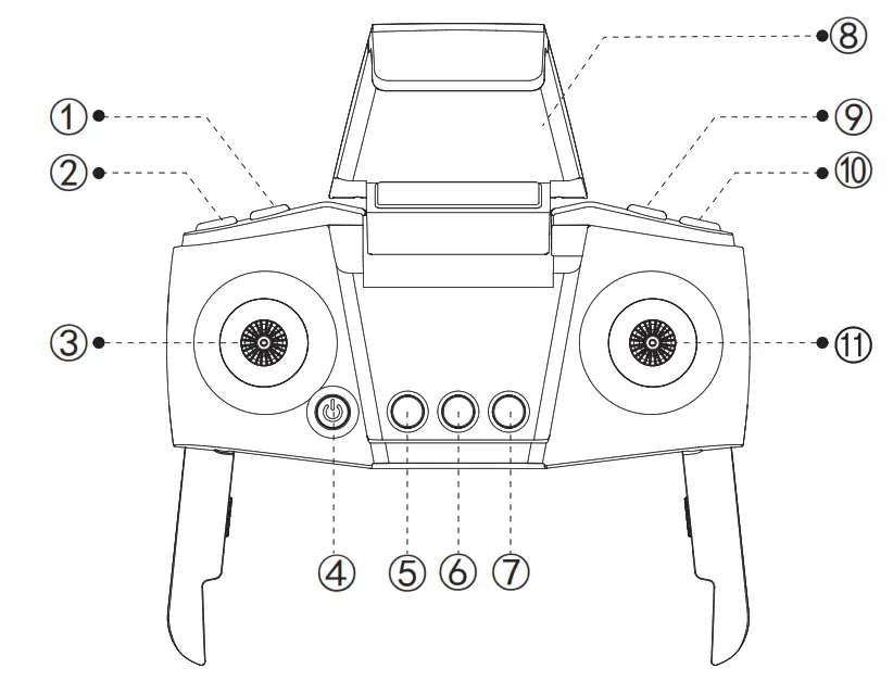 SYMA Foldable Drone - Remote control
