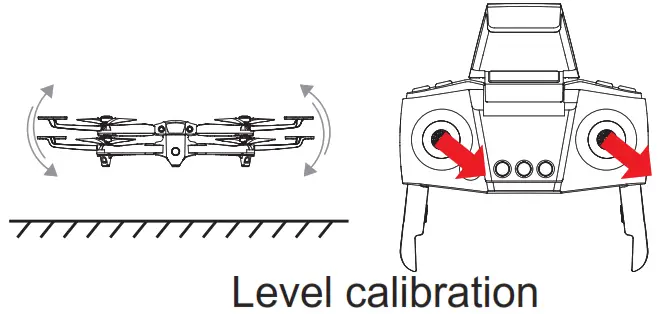 SYMA Foldable Drone - calibration