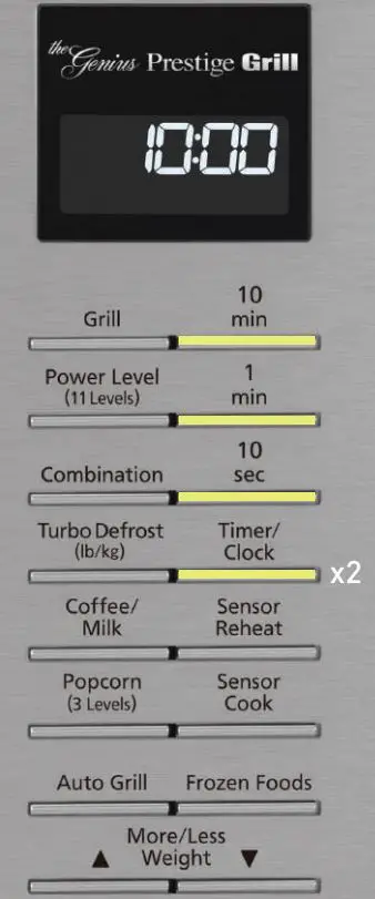 Panasonic NN-GN68KS Microwave Oven User Guide - Grill
