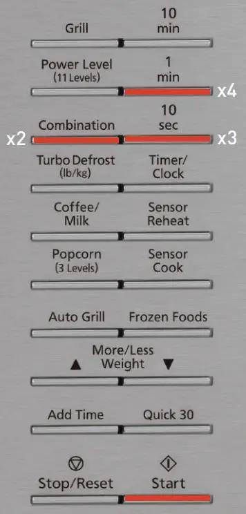Panasonic NN-GN68KS Microwave Oven User Guide - Grill