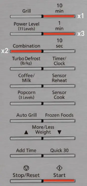 Panasonic NN-GN68KS Microwave Oven User Guide - Grill