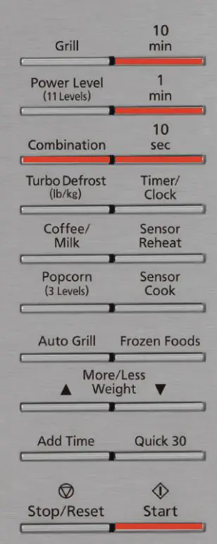Panasonic NN-GN68KS Microwave Oven User Guide - Grill