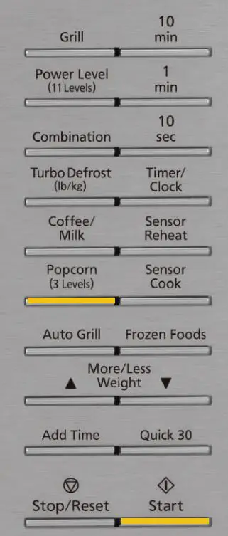 Panasonic NN-GN68KS Microwave Oven User Guide - Grill