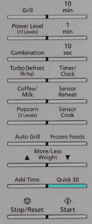 Panasonic NN-GN68KS Microwave Oven User Guide - Grill