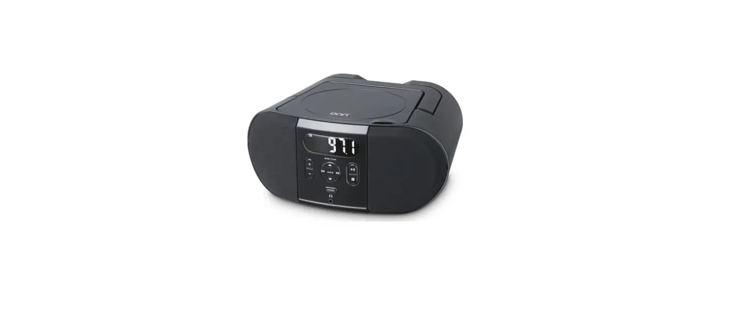 Onn 100043854 Portable Bluetooth Cd Boombox With Digital Fm Radio User Guide