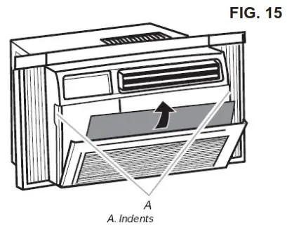 GLOBAL INDUSTRIAL 293068 Electronic Window Air Conditioner - Air Lilter Cleaning