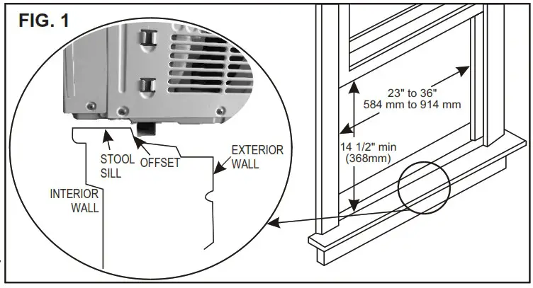 GLOBAL INDUSTRIAL 293068 Electronic Window Air Conditioner - INSTALLATION & ASSEMBLY INSTRUCTIONS