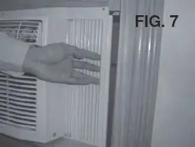 GLOBAL INDUSTRIAL 293068 Electronic Window Air Conditioner - Placing th eUnit Inside a Window 2