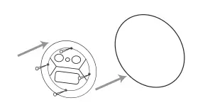 JBL LS360C - Make sure all four locking tabs are properly positioned