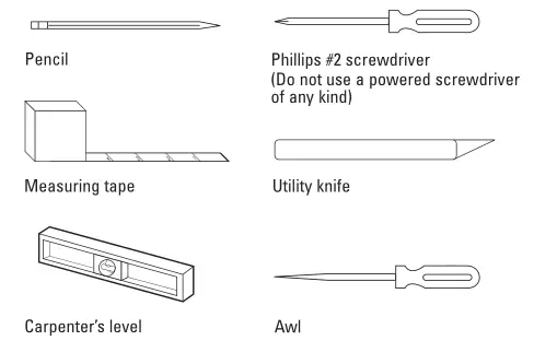 JBL LS360C - INSTALLATION TOOLS NEEDED