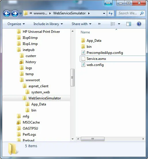 SHURE SW6000 ESI Web Service Simulator - Installation and configuration 3