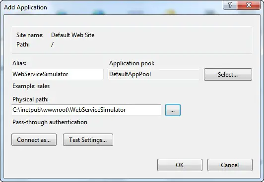SHURE SW6000 ESI Web Service Simulator - Installation and configuration 8
