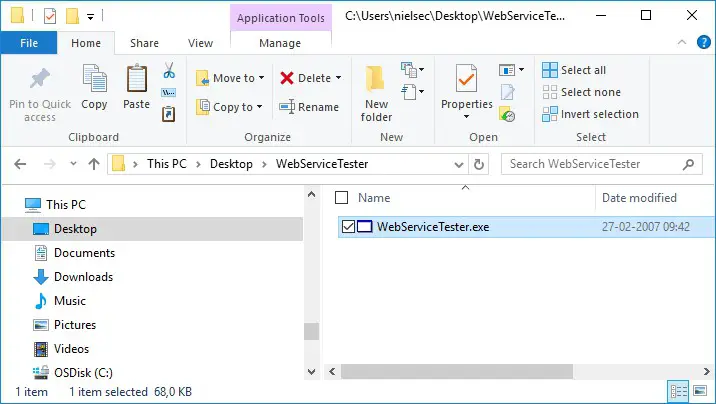 SHURE SW6000 ESI Web Service Simulator - Testing the Web Interface 2