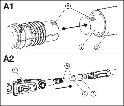 GARDENA -14770 -Battery -Pole -Pruner -FIG 1